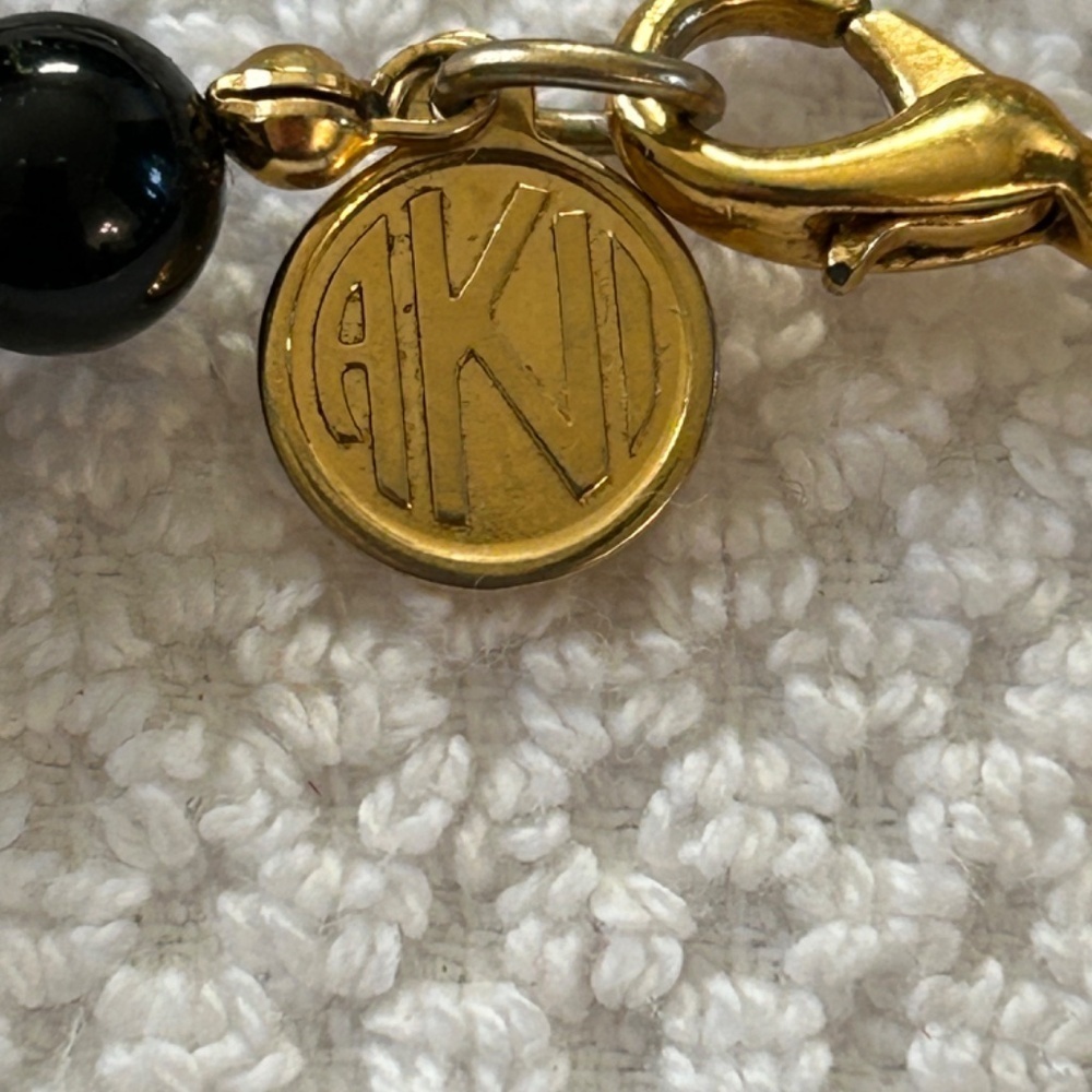 Anne Klein Gold/Black Bead Necklace and Gold Bead Necklace - Picture 7 of 7